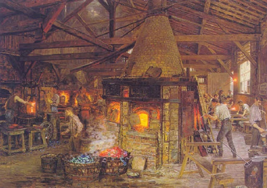 Marie - François Firmin, Girard, I soffiatori di vetro